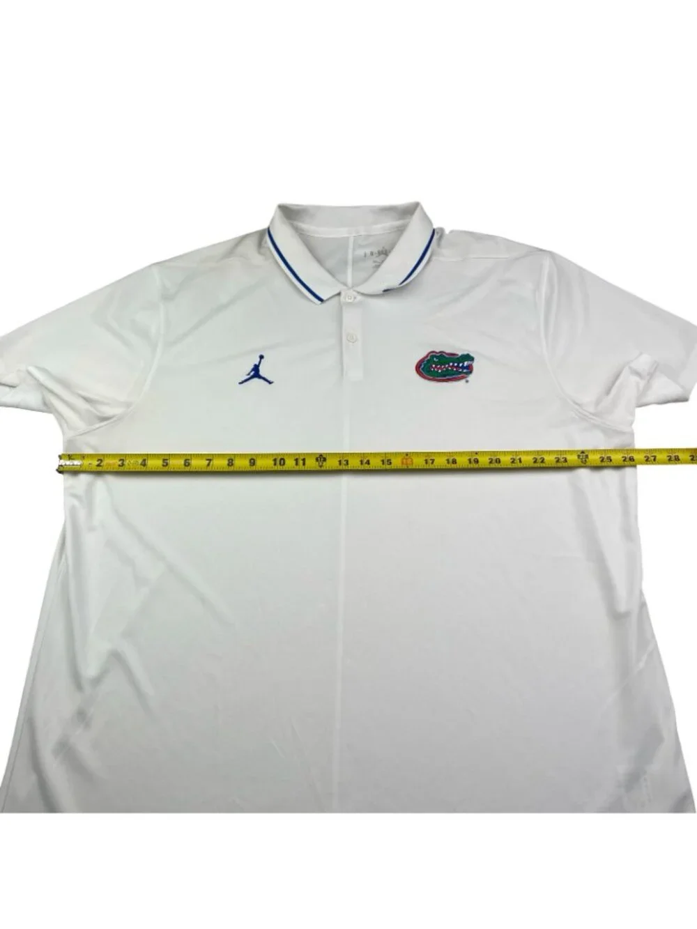 Florida Gators UF x Jordan Men's Performance S/S Polo Shirt White • 2XL